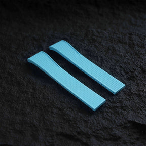 【WAFFLE-FKM】Ice Blue DAI-EL™ Iconic Rubber Strap
