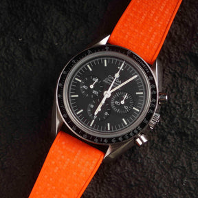 【GRID-FKM】Orange DAI-EL™ Checkered CTS Rubber Strap
