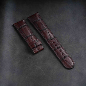 【Mississippi Alligator】Coffee Belly Prestige Strap - AB041