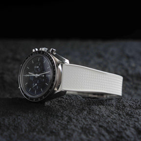 【WAFFLE-FKM】White DAI-EL™ Iconic Rubber Strap