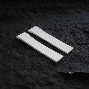 【WAFFLE-FKM】White DAI-EL™ Iconic Rubber Strap