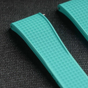 【WAFFLE-FKM】Gem Blue DAI-EL™ Iconic Rubber Strap