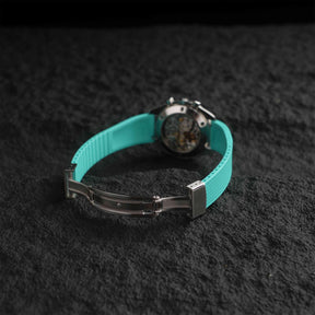 【WAFFLE-FKM】Gem Blue DAI-EL™ Iconic Rubber Strap