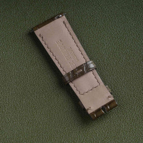【Mississippi Alligator】Iron Grey Belly Prestige Strap - 013