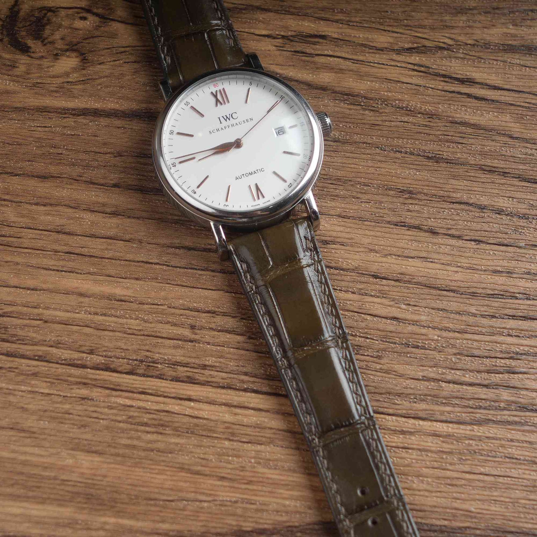 【Mississippi Alligator】Iron Grey Belly Prestige Strap - 013
