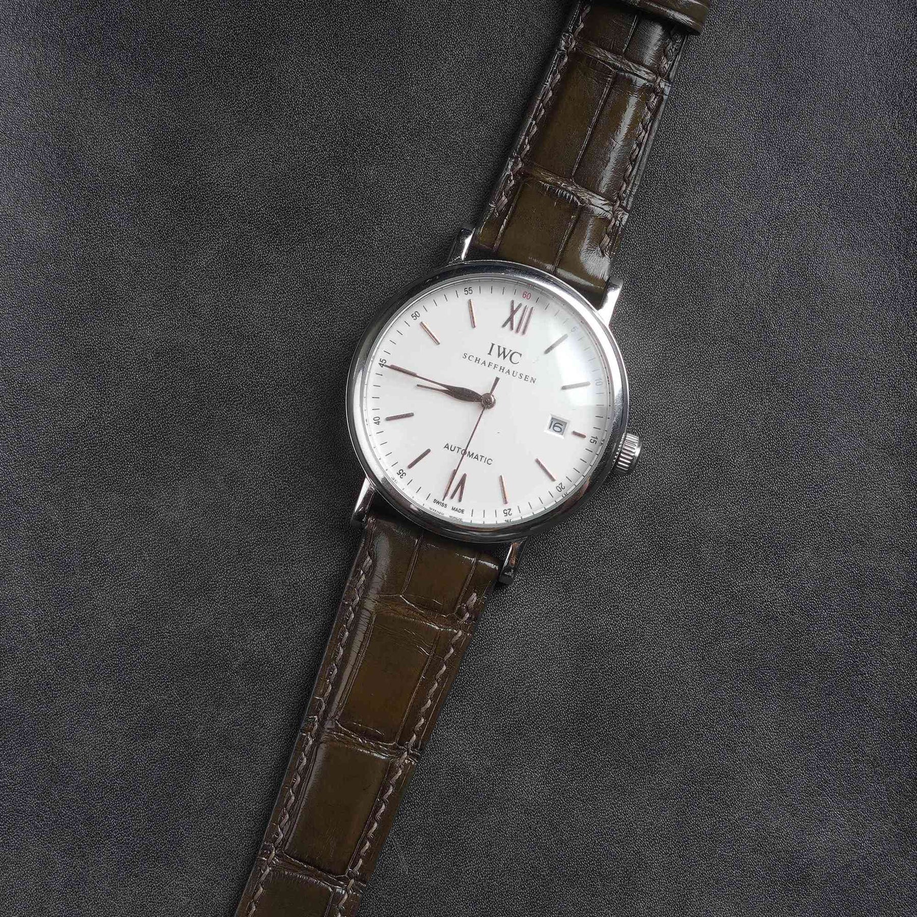 【Mississippi Alligator】Iron Grey Belly Prestige Strap - 013