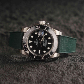 【GRID-FKM】Amry Green DAI-EL™ Checkered CTS Rubber Strap