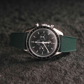 【GRID-FKM】Amry Green DAI-EL™ Checkered CTS Rubber Strap