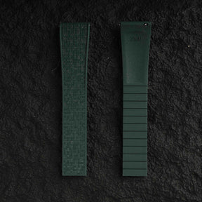 【GRID-FKM】Amry Green DAI-EL™ Checkered CTS Rubber Strap