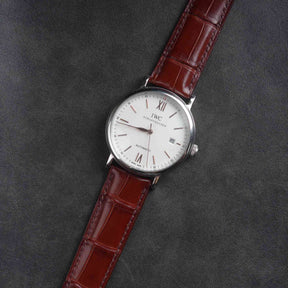 【Mississippi Alligator】Matte Reddish Brown Belly Prestige Strap - AB004