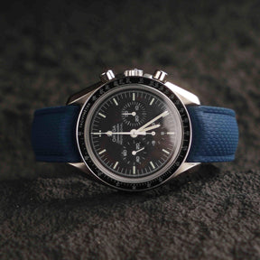 【SAILCLOTH-FKM】Navy DAI-EL™ Curved-end CTS Rubber Strap