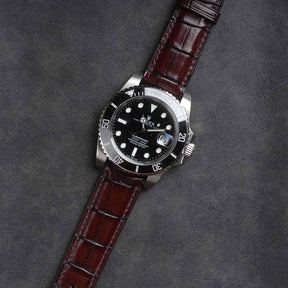 【Mississippi Alligator】Coffee Belly Prestige Strap - AB041