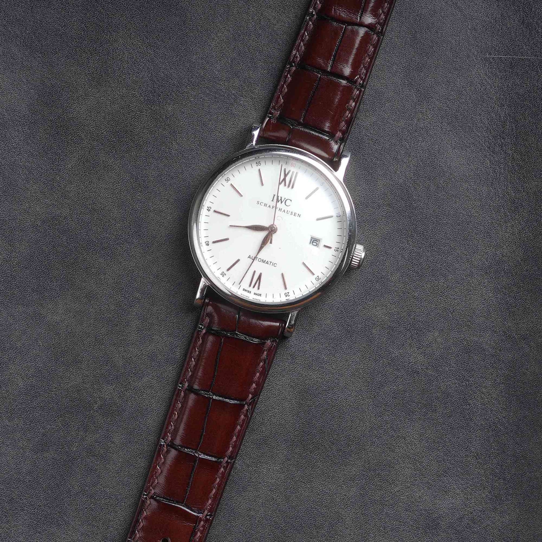 【Mississippi Alligator】Coffee Belly Prestige Strap - AB041