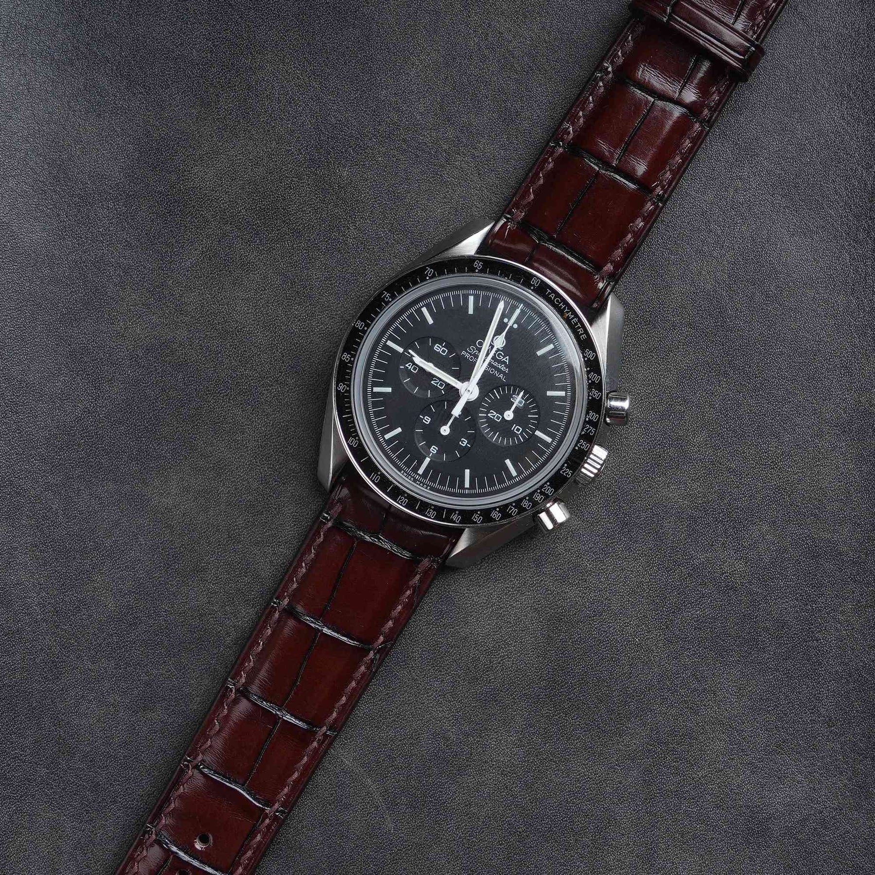 【Mississippi Alligator】Coffee Belly Prestige Strap - AB041