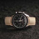 【SAILCLOTH-FKM】Beige DAI-EL™ Curved-end CTS Rubber Strap