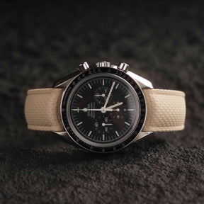 【SAILCLOTH-FKM】Beige DAI-EL™ Curved-end CTS Rubber Strap
