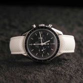 【SAILCLOTH-FKM】White DAI-EL™ Curved-end CTS Rubber Strap