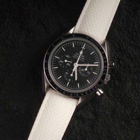 【SAILCLOTH-FKM】White DAI-EL™ Curved-end CTS Rubber Strap
