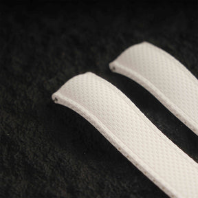 【SAILCLOTH-FKM】White DAI-EL™ Curved-end CTS Rubber Strap