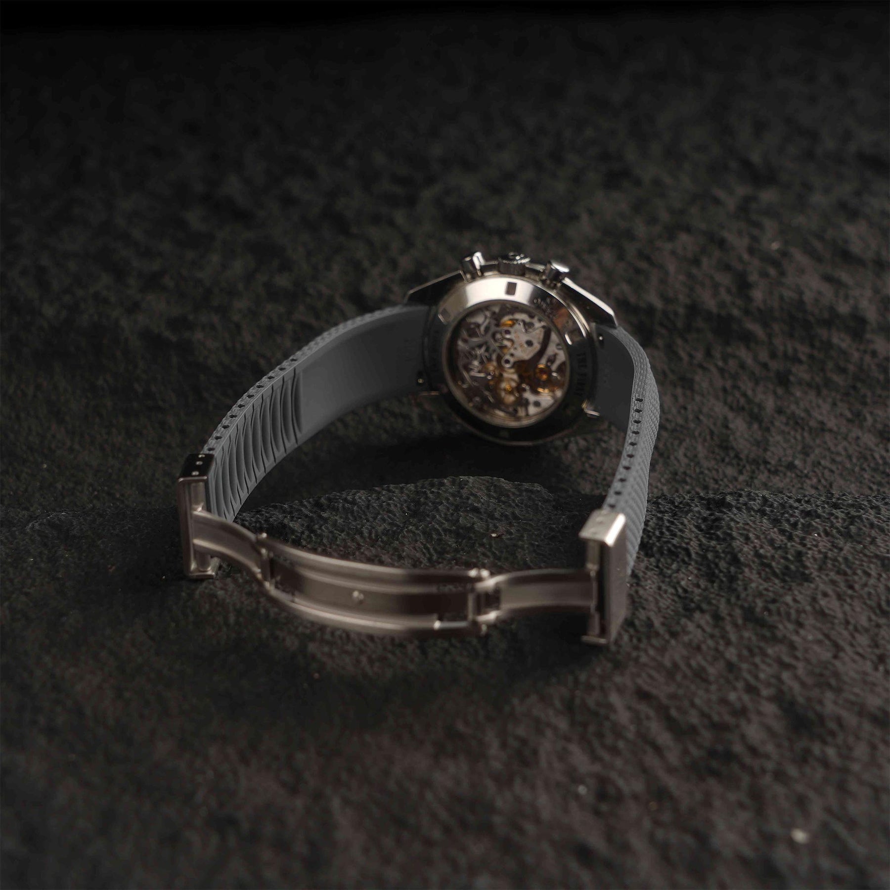 【SAILCLOTH-FKM】Ceramic Grey DAI-EL™ Curved-end CTS Rubber Strap