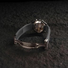 【SAILCLOTH-FKM】Ceramic Grey DAI-EL™ Curved-end CTS Rubber Strap