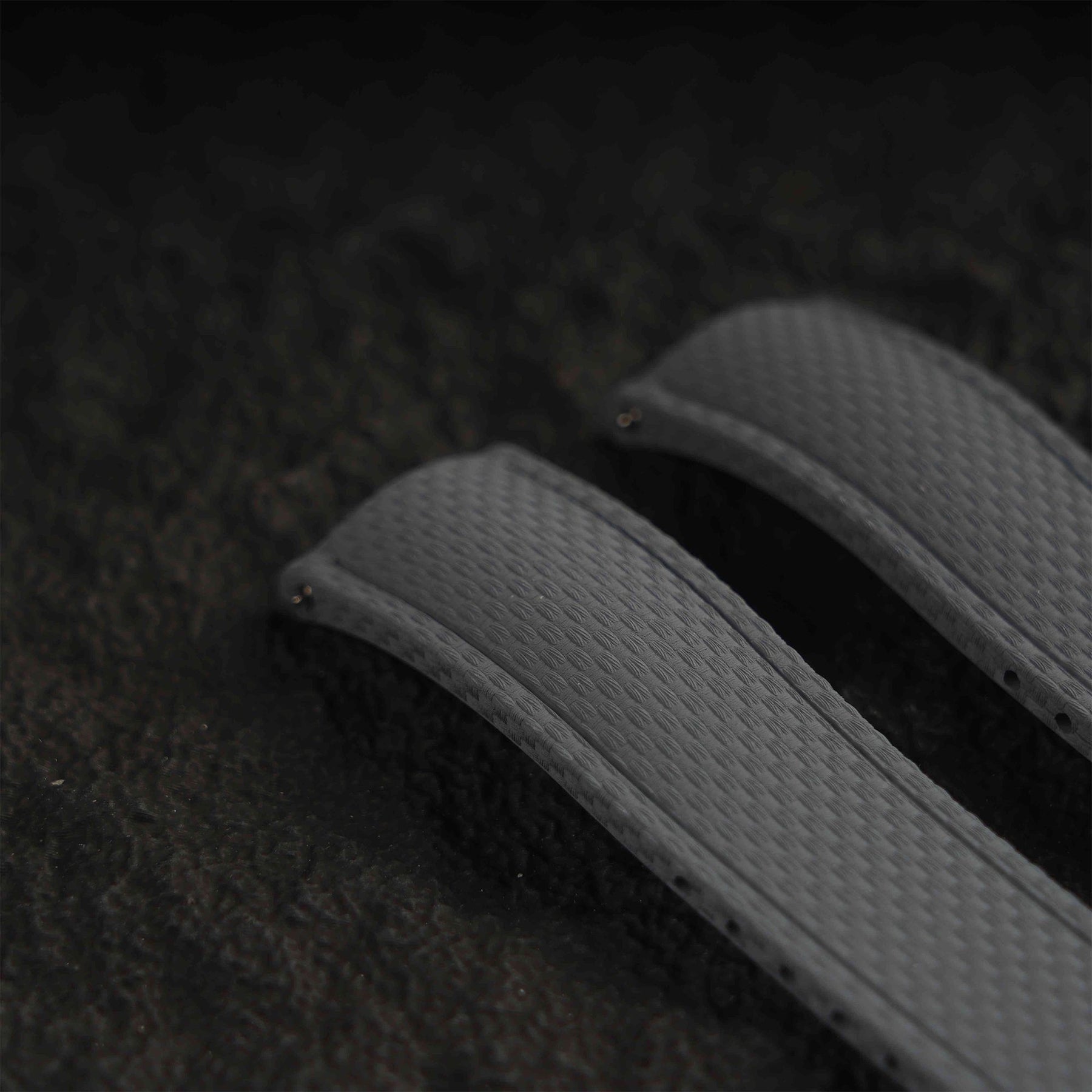 【SAILCLOTH-FKM】Ceramic Grey DAI-EL™ Curved-end CTS Rubber Strap