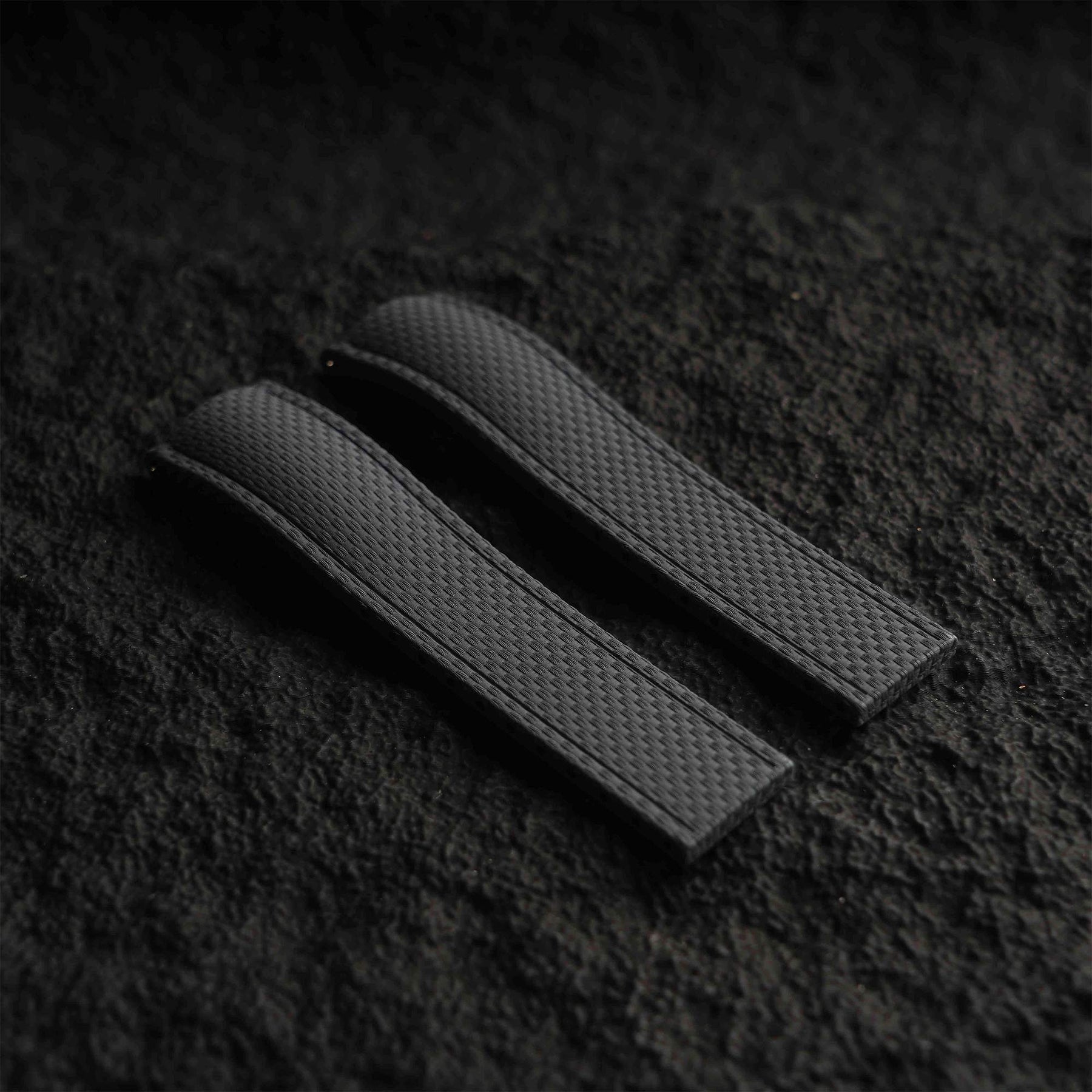 【SAILCLOTH-FKM】Ceramic Grey DAI-EL™ Curved-end CTS Rubber Strap