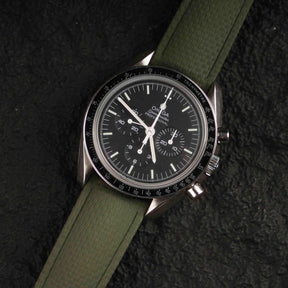 【SAILCLOTH-FKM】Amry Green DAI-EL™ Curved-end CTS Rubber Strap