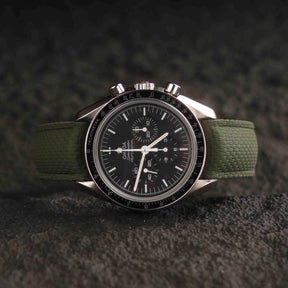 【SAILCLOTH-FKM】Amry Green DAI-EL™ Curved-end CTS Rubber Strap
