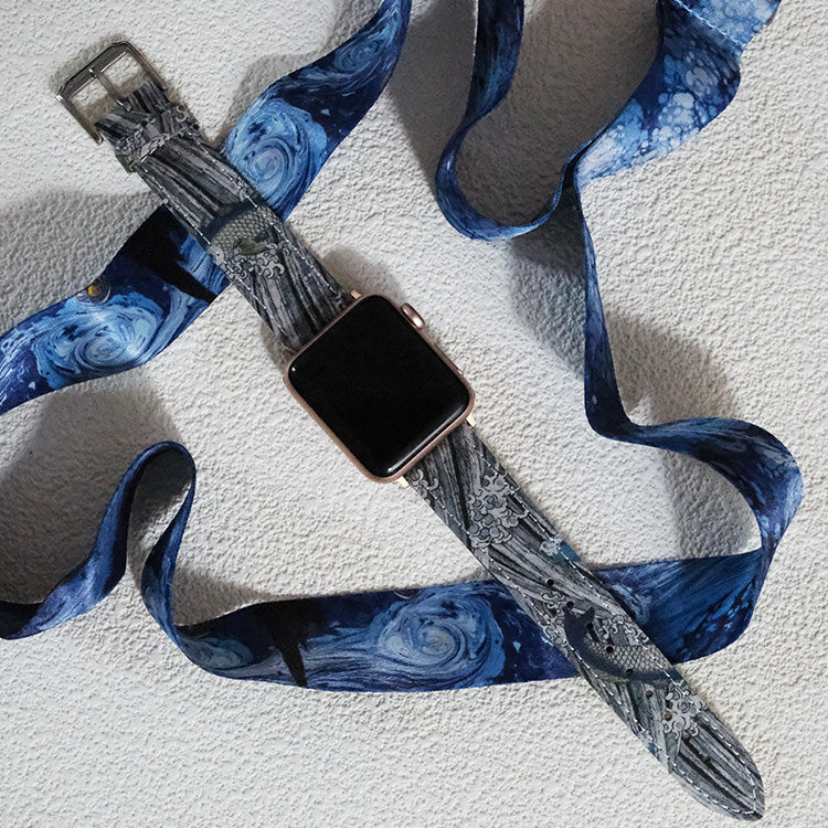 Azure Koi Dance Apple Watch Strap