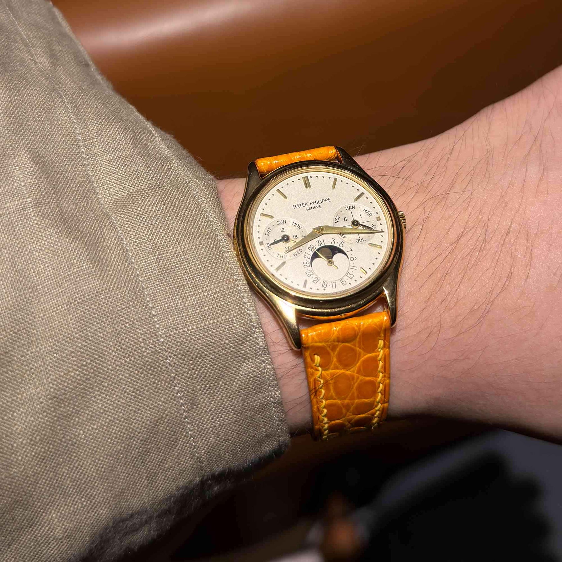 【Mississippi Alligator】Citrus Belly Prestige Strap