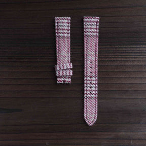 (Bespoke) Prince of Wales Check Watch Strap - PC01
