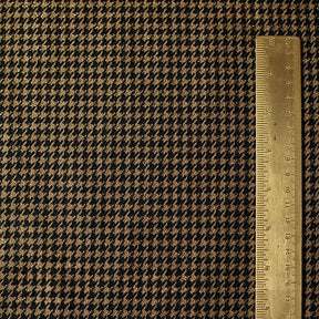 (Bespoke) Black & Gold Houndstooth Watch Strap