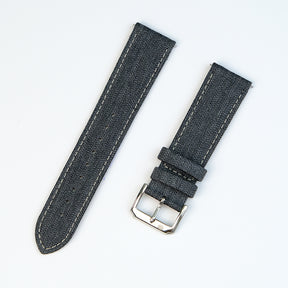 Dark Grey Cambridge Herringbone Strap