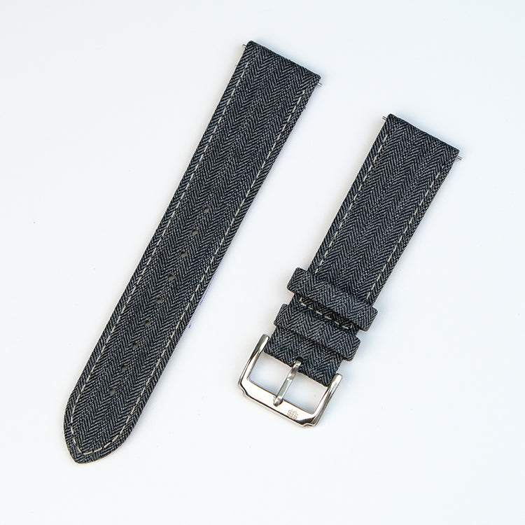 Dark Grey Cambridge Herringbone Strap