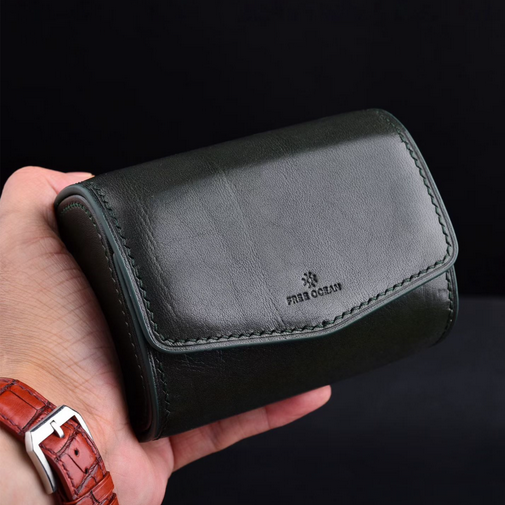 【Hermès】Emerald Green Watch Storage Box