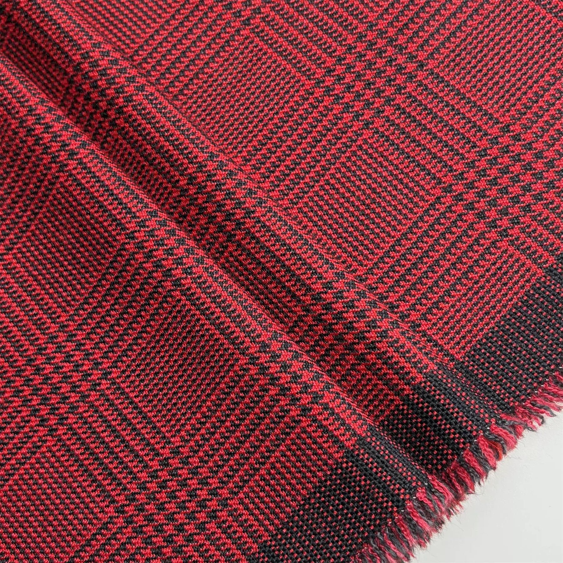 (Bespoke) Coral Red Royal Striped Watch Strap