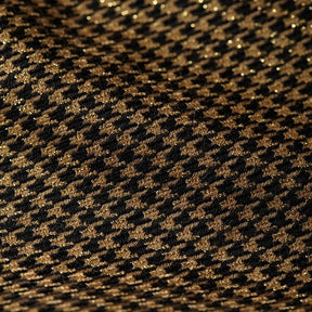 (Bespoke) Black & Gold Houndstooth Watch Strap