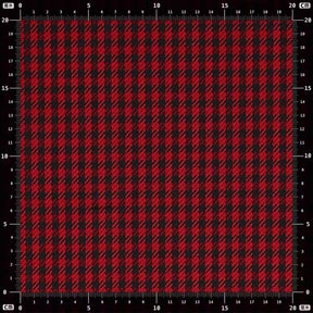 【Christmas Special Bespoke】Red Black Glen Plaid Suiting Strap