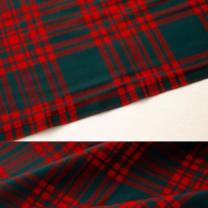 【Christmas Special Bespoke】Red Black Tartan Suiting Strap