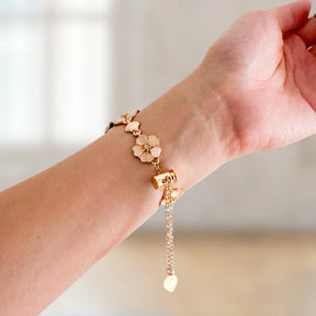 Gold Five-Leaf Clover Bracelet Apple Strap