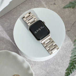 Sleek Chain-Link Bracelet Apple Watch Strap