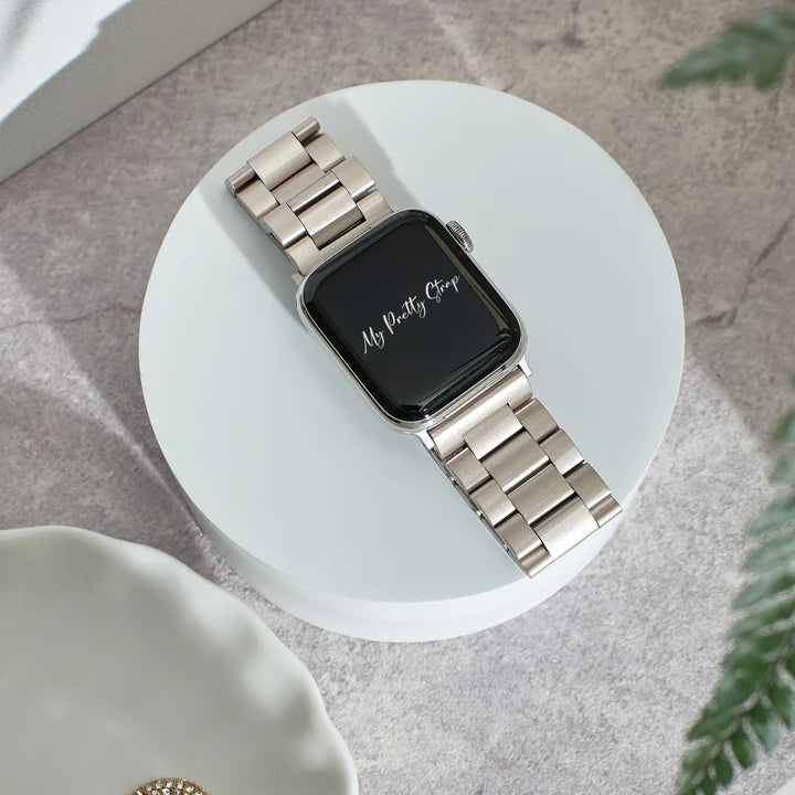 Sleek Chain-Link Bracelet Apple Watch Strap