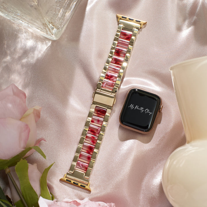 Luxurious Resin Agate Bracelet Apple Watch Strap