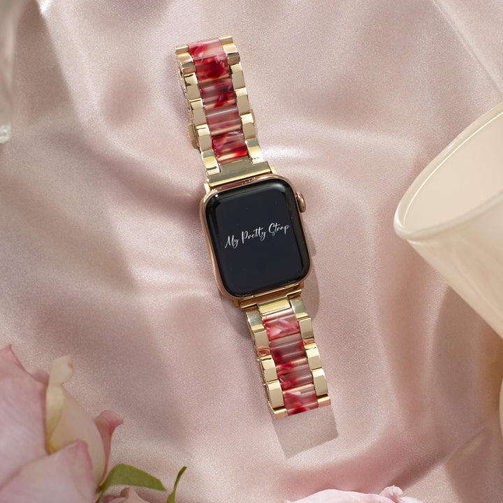 Luxurious Resin Agate Bracelet Apple Watch Strap