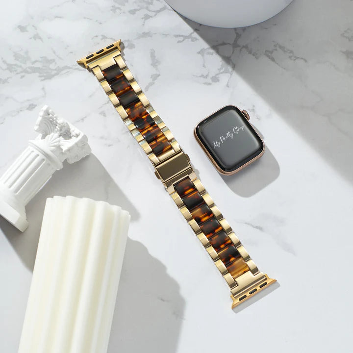 Luxurious Resin Agate Bracelet Apple Watch Strap