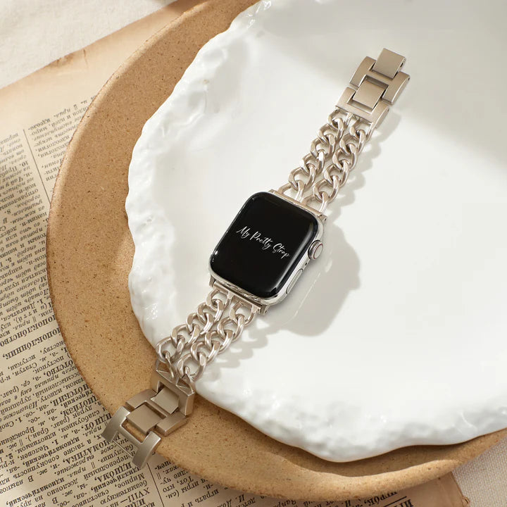 Twin-Clasp Wing Bracelet Apple Watch Strap