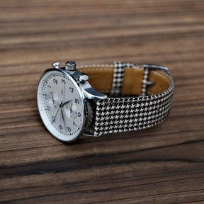 Light Brown & Red Royal VV150 Houndstooth Strap