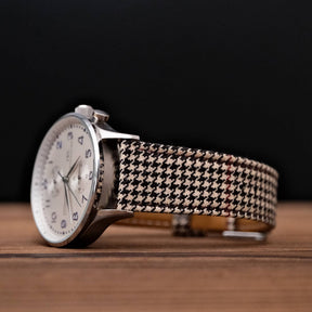 Light Brown & Red Royal VV150 Houndstooth Strap