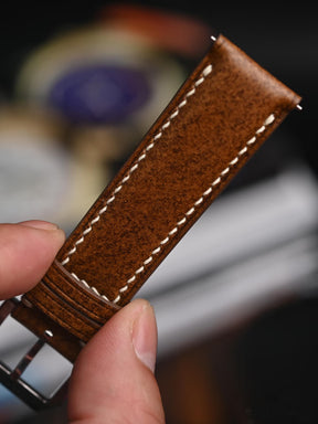 Komodo Grain Artisanal Leather Strap